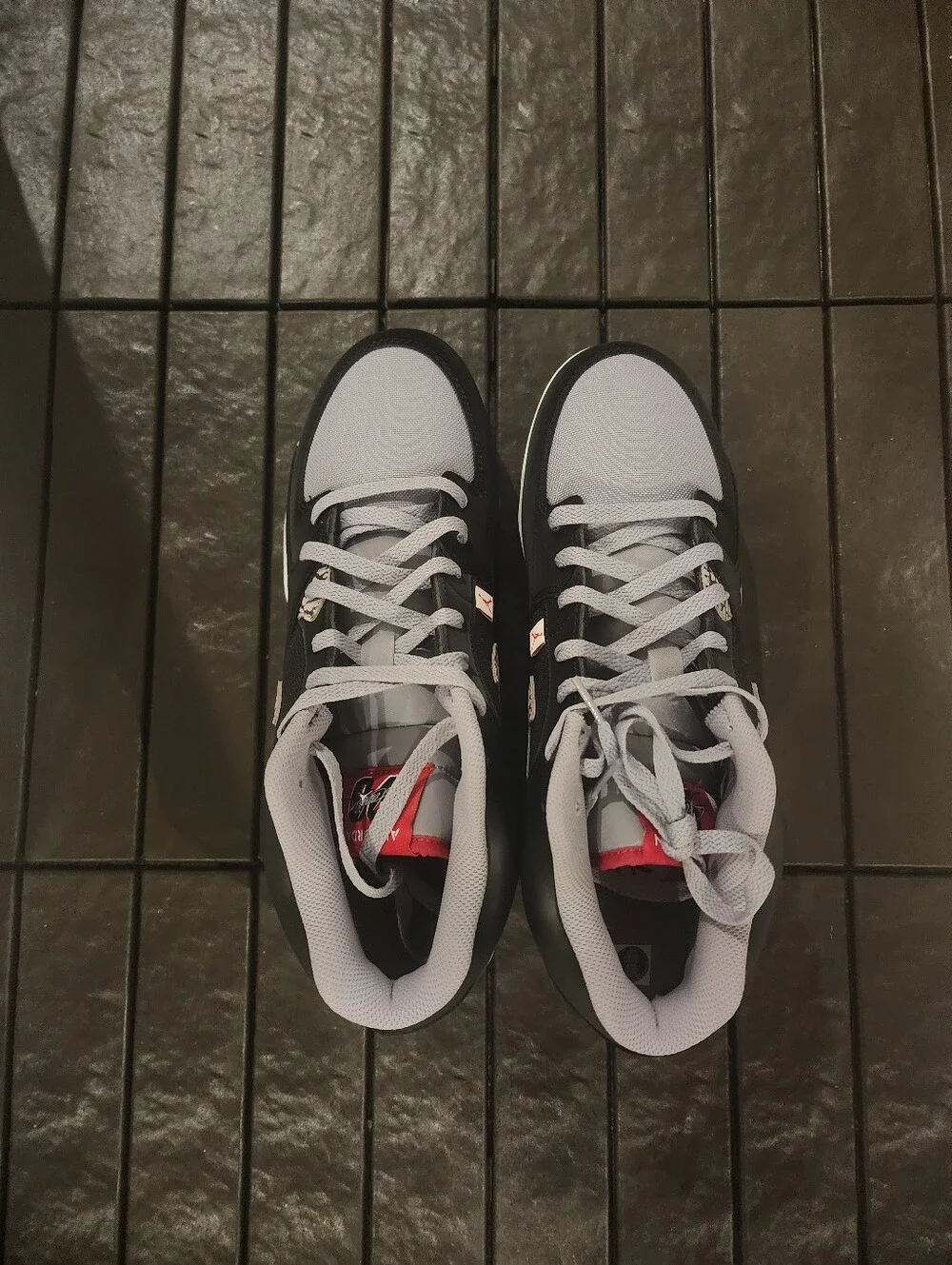 Men's Air Jordan Stadium 90 Cleat 'Black Cement' Football Cleats